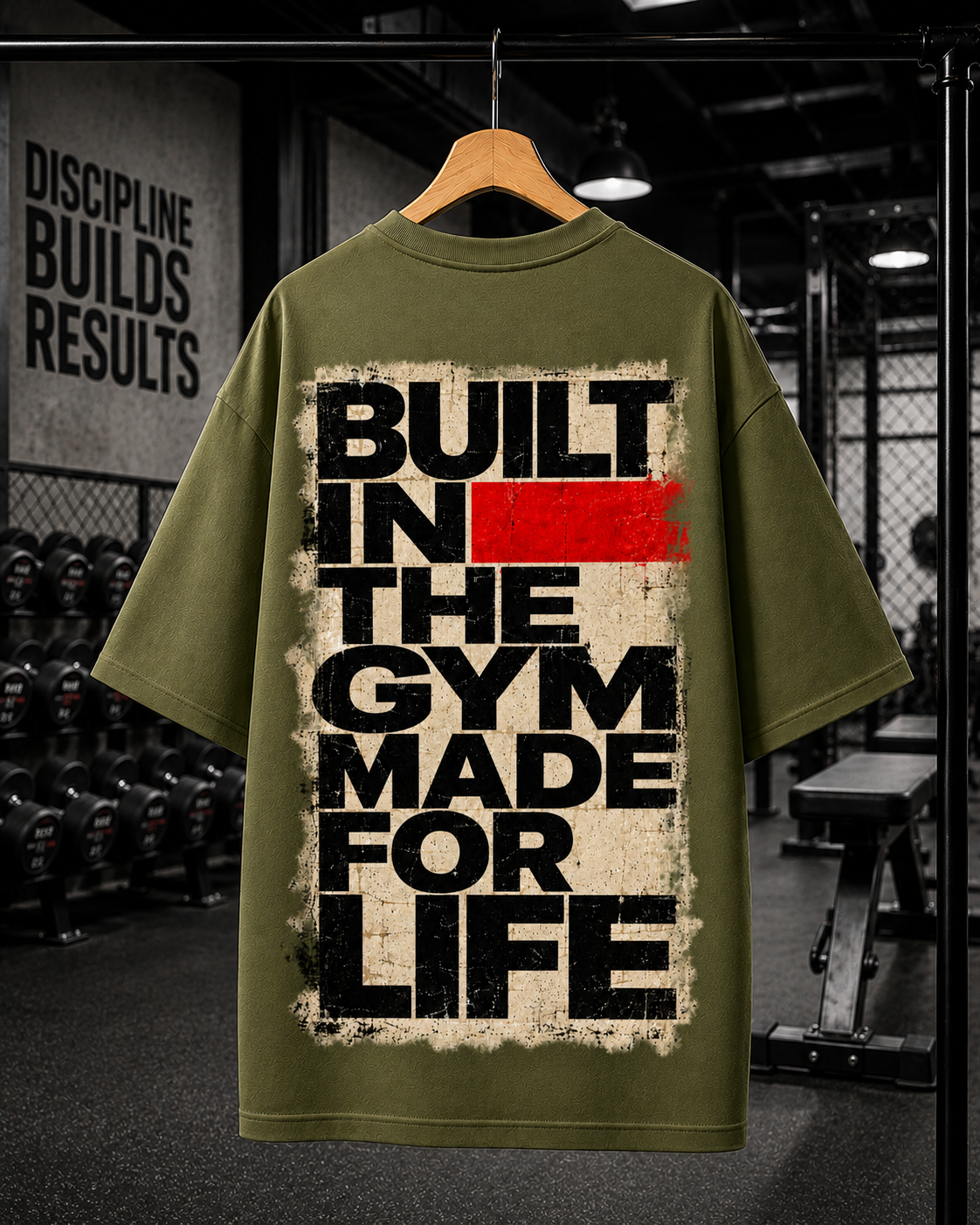 Built in the gym | Unisex Oversized Tee