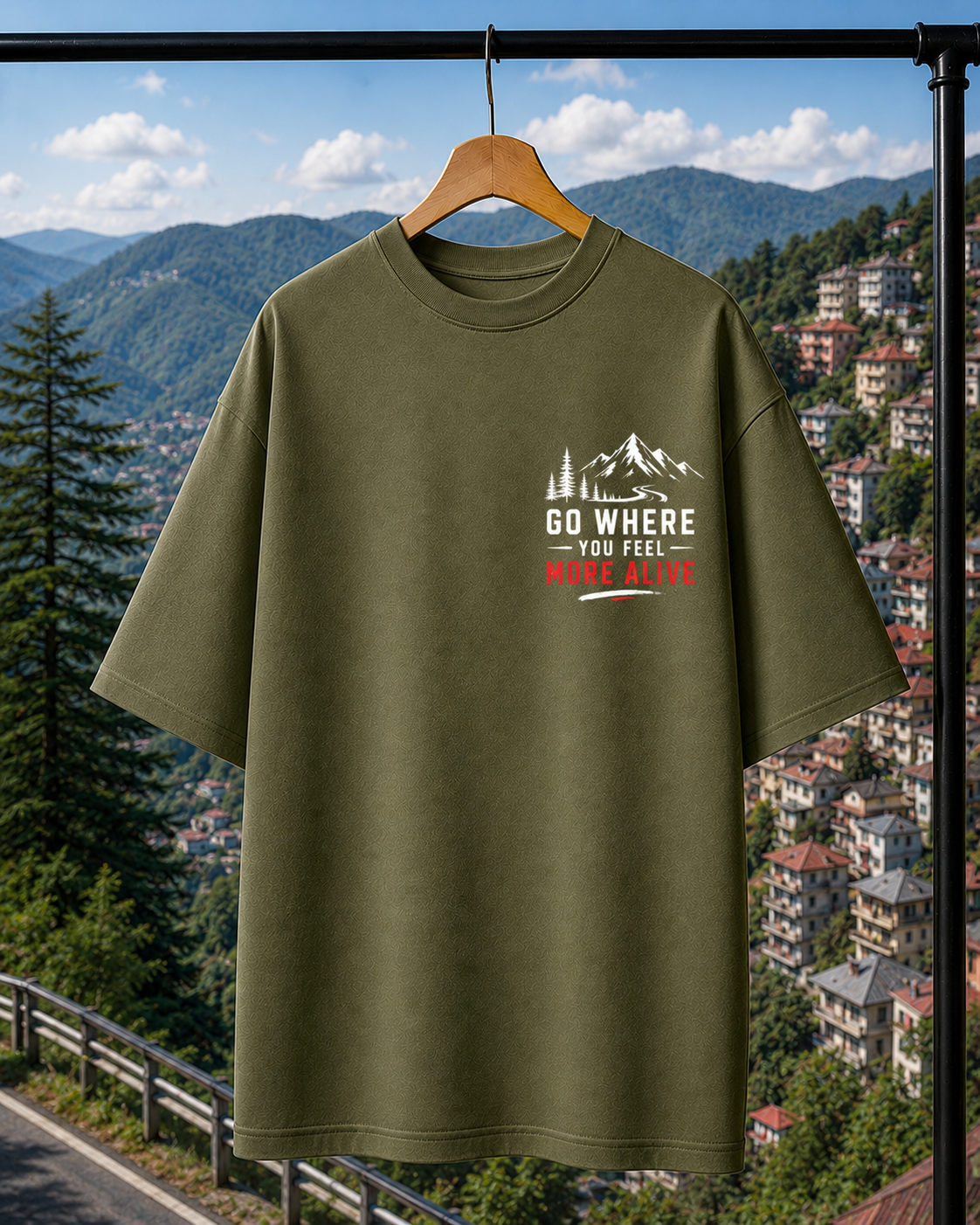 The Queen of Hills SHIMLA | Unisex Oversized Tee