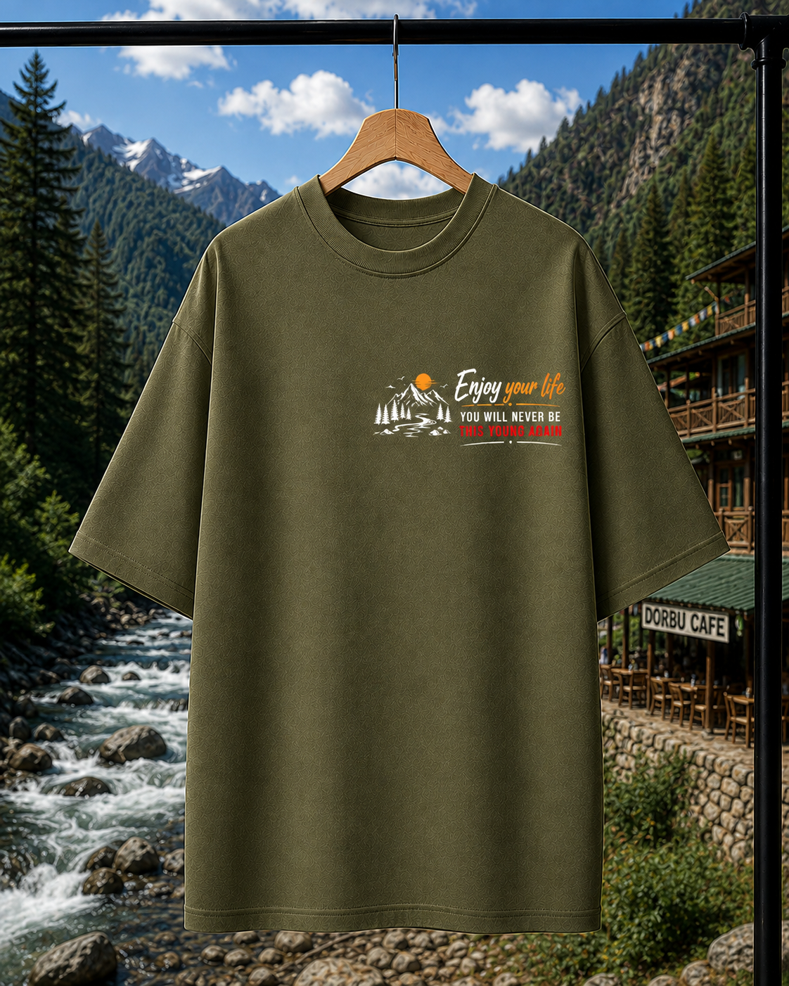 KASOL Parvati Valley | Unisex Oversized Tee