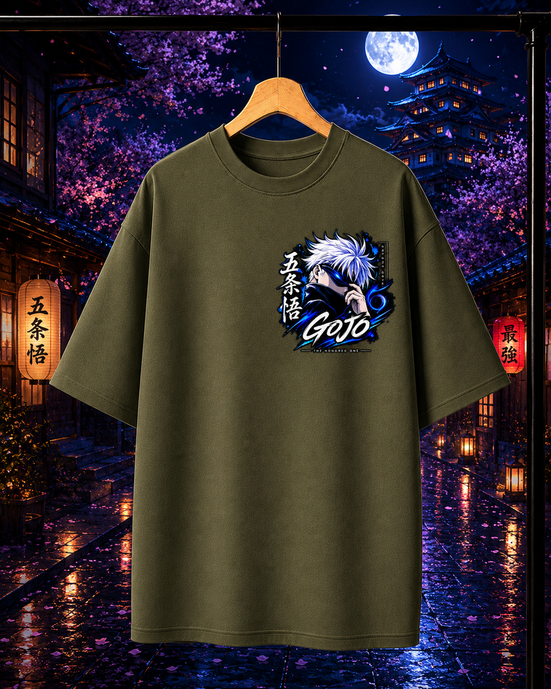 Gojo Satoru The Honored One | Unisex Oversized Tee