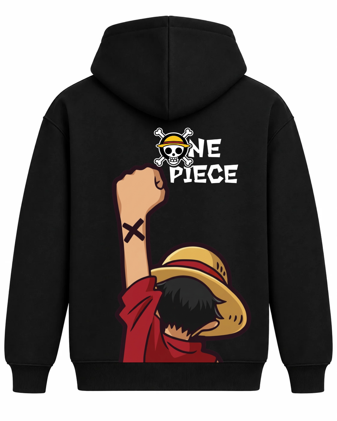 One Piece Oversized cotton Fleece Hoodie | Unisex