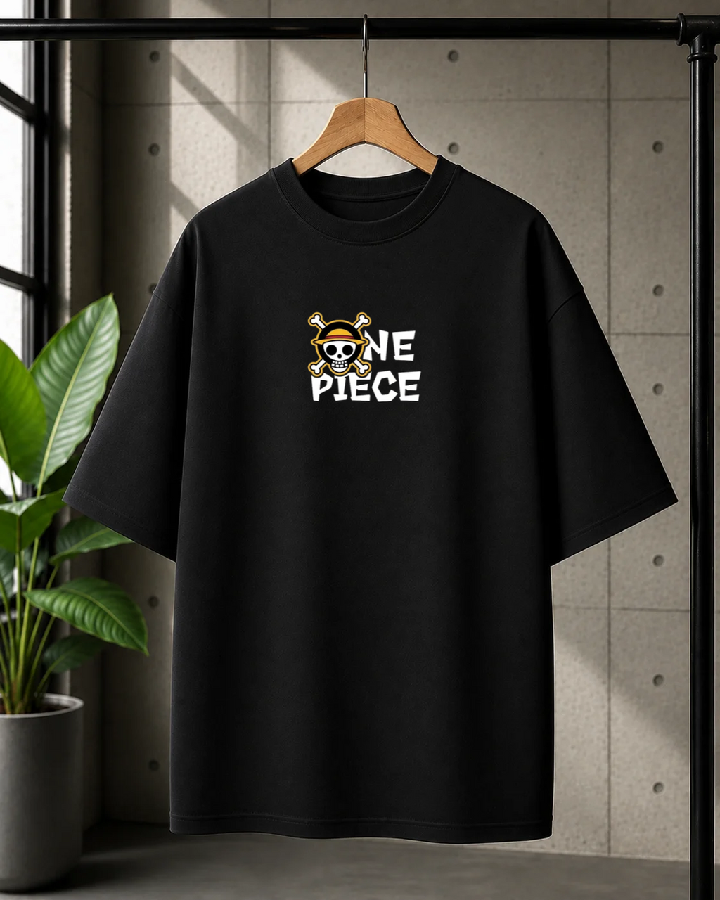 One Piece Oversized Cotton T-shirt | Unisex Anime Streetwear
