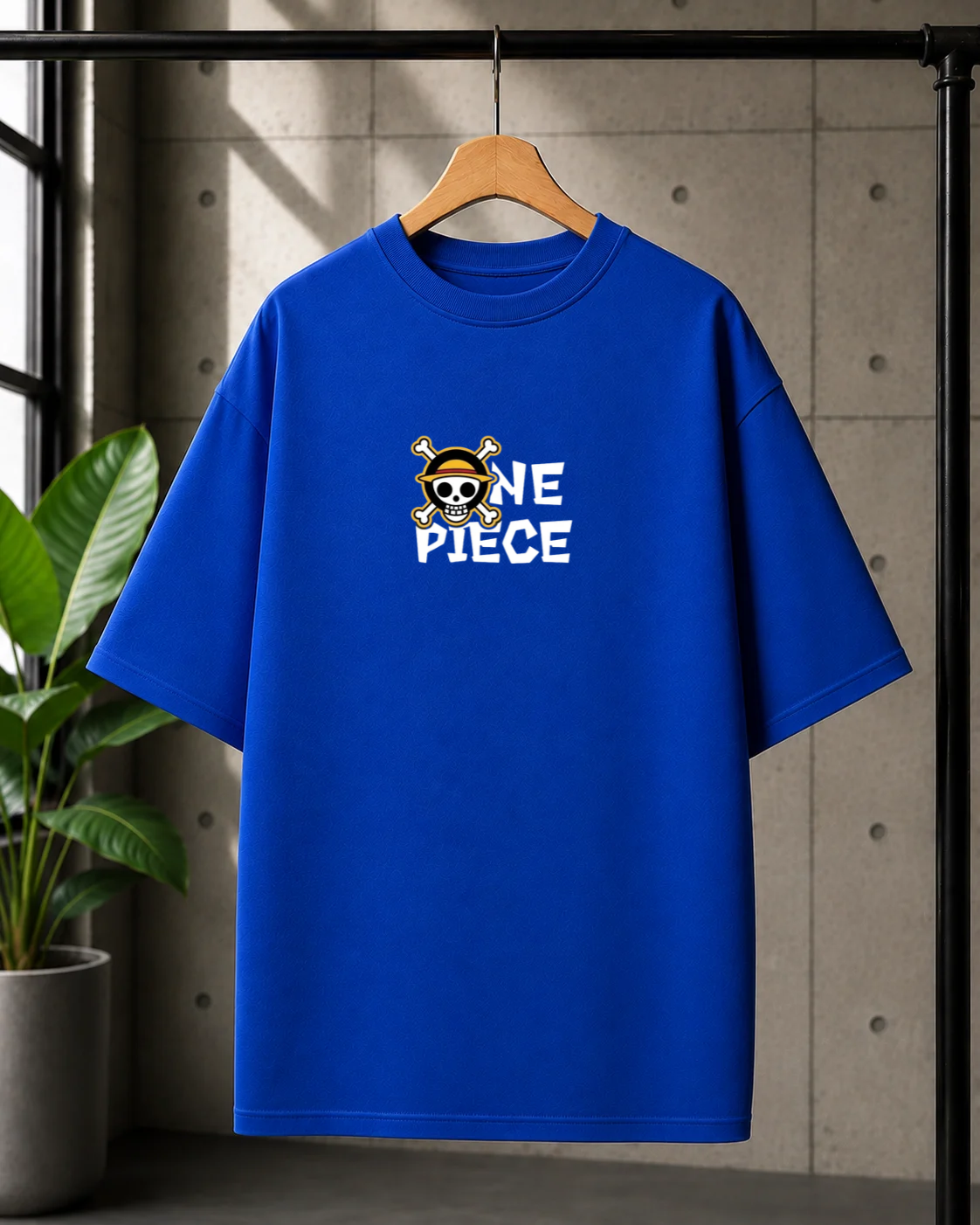 One Piece Oversized Cotton T-shirt | Unisex Anime Streetwear