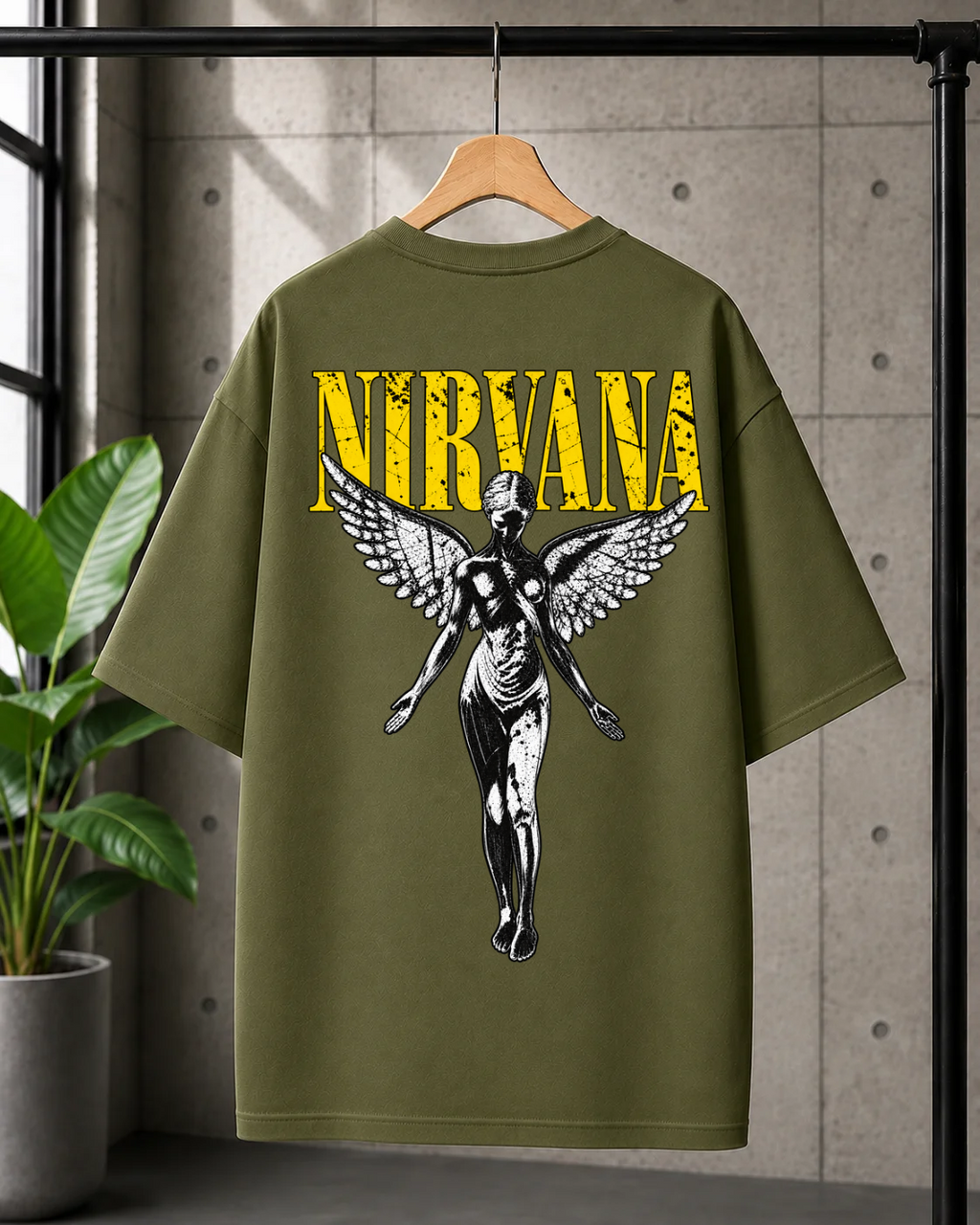 Nirvana Oversized Cotton T-shirt | Unisex premium Streetwear