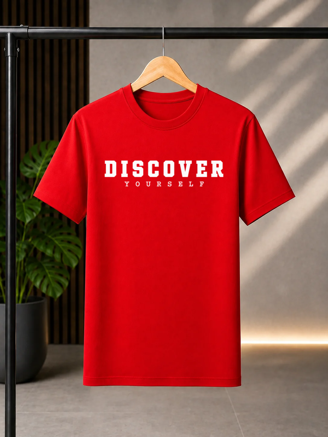 DISCOVER YOURSELF Regular Fit Cotton T-shirt | Unisex