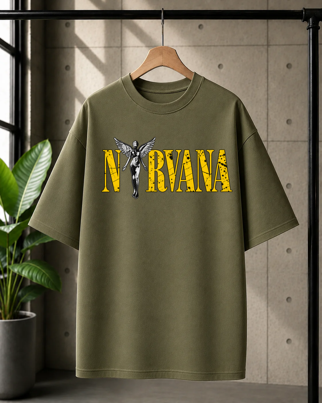 Nirvana Oversized Cotton T-shirt | Unisex premium Streetwear