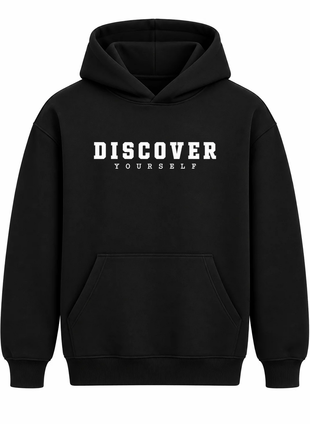 DISCOVER YOURSELF Oversized Cotton Fleece Hoodie | Unisex