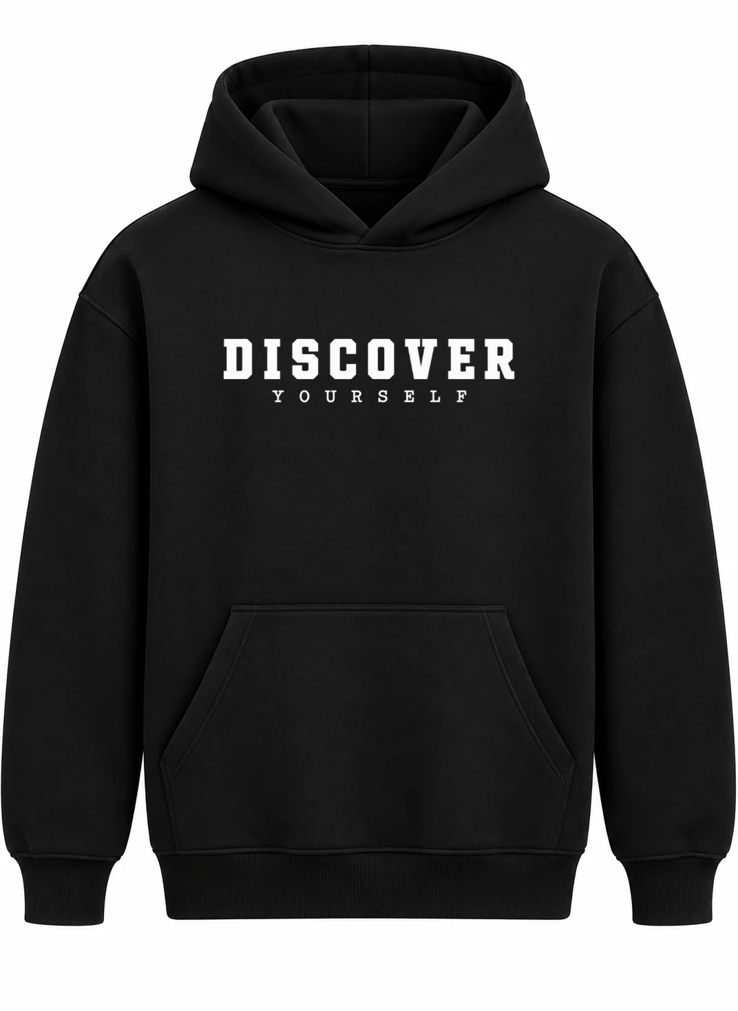 DISCOVER YOURSELF Oversized Cotton Fleece Hoodie | Unisex