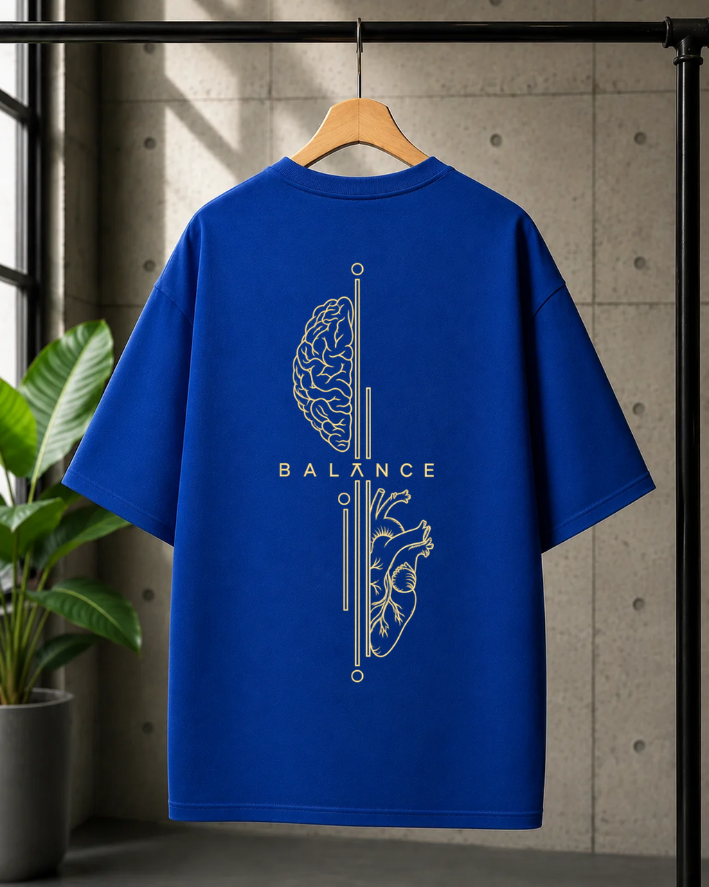BALANCE Oversized Cotton T-shirt | Unisex premium Streetwear