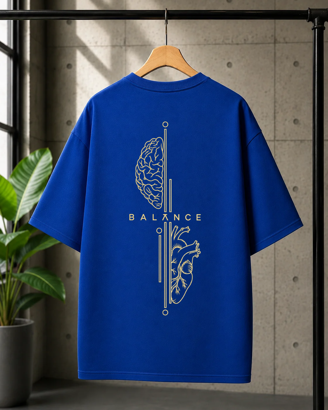 BALANCE Oversized Cotton T-shirt | Unisex premium Streetwear