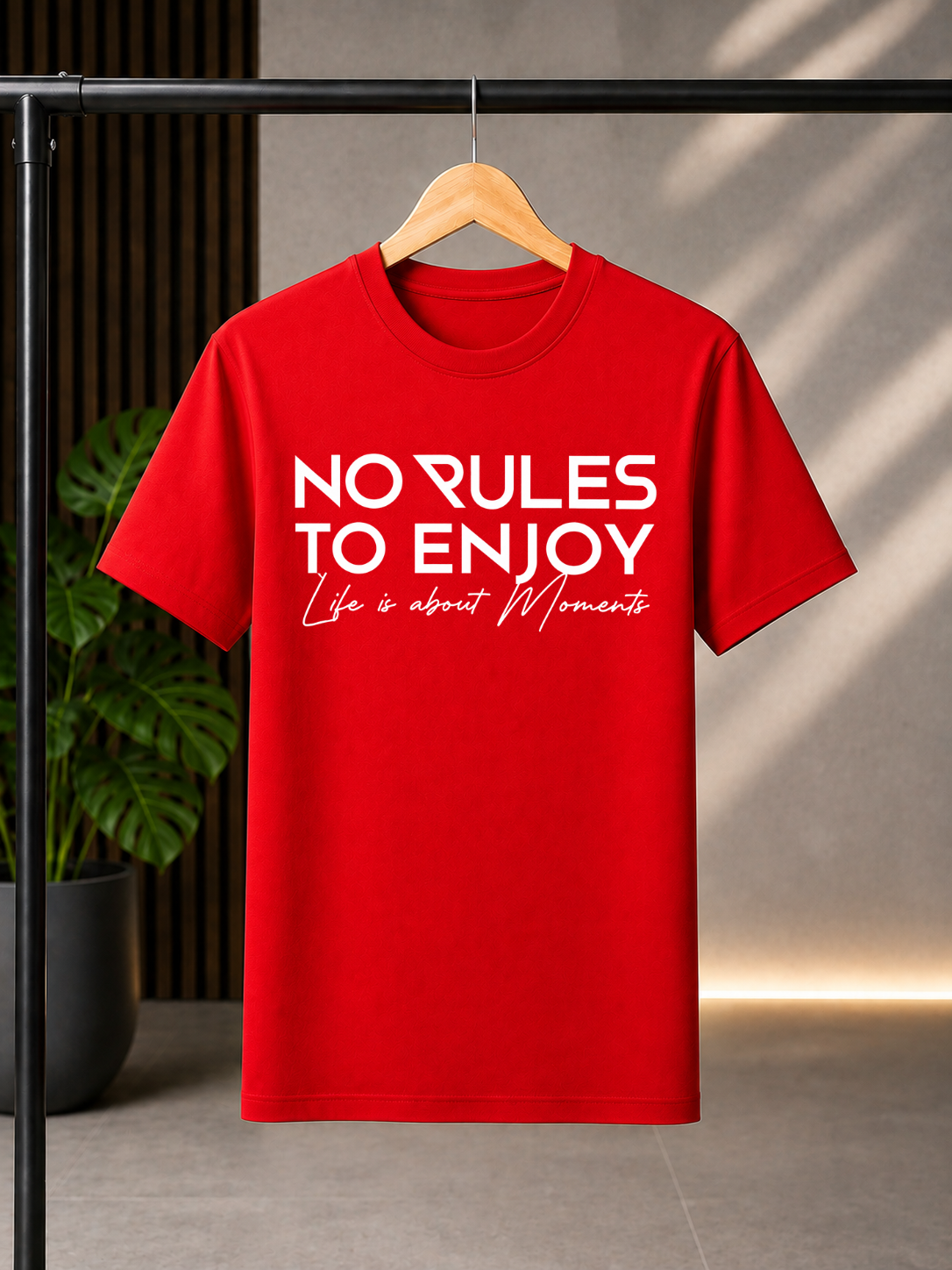 No rules to Enjoy | Unisex Regular Fit Tee